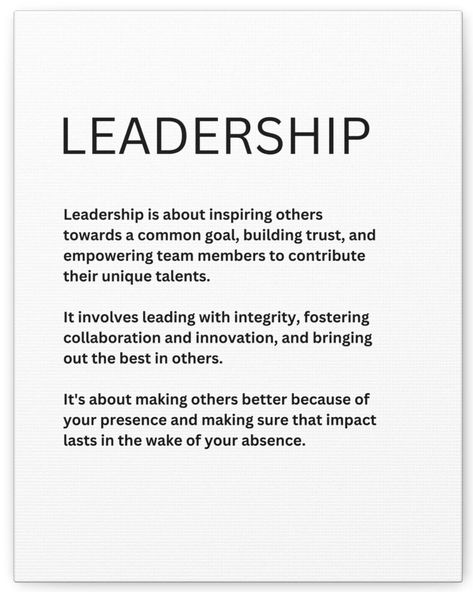 Be a leader and light the way for others to follow. Hang this inspiring leadership poster in your office, home, or classroom! -----------------------------------------------------  ANIMAL RESCUE  25% of the profits from all sales at Organize for Animals goes to animal rescue charities! Animal rescue charities work to protect animals and the ecosystems and environments where they live. -----------------------------------------------------  THIS IS A DIGITAL PRODUCT  Digital means it's ready to do Leadership Definition Quotes, Lack Of Leadership Quotes, Laissez Faire Leadership, Leadership Motivational Quotes, Inspiring Team Quotes, Being A Leader Quotes, Quote About Work, Attitude Reflects Leadership, Quote For Work