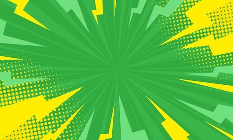 Comic cartoon green background with thun... | Premium Vector #Freepik #vector #pop-background #retro-comics #pop-art-background #comic-background Cricket Thumbnail Background, Green Comic Background, Ben10 Background, Pop Art Texture, Comic Banner, Comics Background, Green Pop Art, Pop Background, Comic Effect