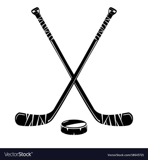 Hockey Drawing, Hockey Tattoo, Ice Hockey Sticks, Hockey Helmet, Stick Drawings, Youth Hockey, Sports Decals, Logo Clipart, Sport Quotes Motivational