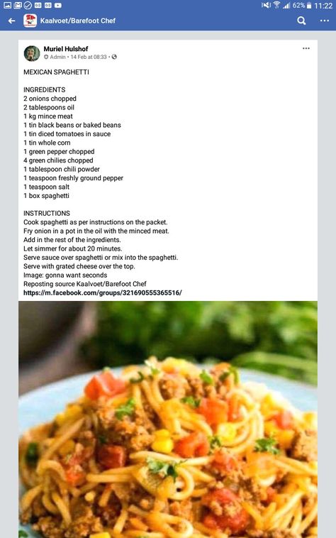 Mexican Spaghetti, Spaghetti Ingredients, Minced Beef Recipes, Macaroni Recipes, Mince Recipes, Veg Dishes, Minced Meat, Lunch Box Recipes, Food Cake