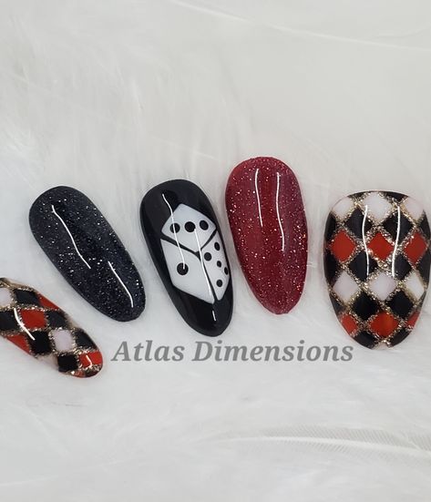 Viva Las Vegas

Show off your passion for glitz and glamor with this set!

Roll the dice with this set containing all the elements for a fun trip to Vegas, including sparkly flash gel, bright pops of color, and dice!

Featured in Round Medium Dice Nail Art, Las Vegas Nail Designs, Dice Nails Design, Nails For Vegas Trip, Dice Nails, Las Vegas Nails, Trip To Vegas, Vegas Nails, Roll The Dice