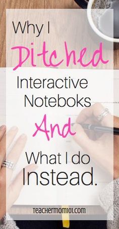 Teacher Mom 101: Why I stopped using Interactive Notebooks and What I do Instead Interactive Notebooks Middle School, Planning School, Cornell Notes, Math Interactive, Interactive Science, Science Notebooks, Math Interactive Notebook, Ela Classroom, Middle School Reading