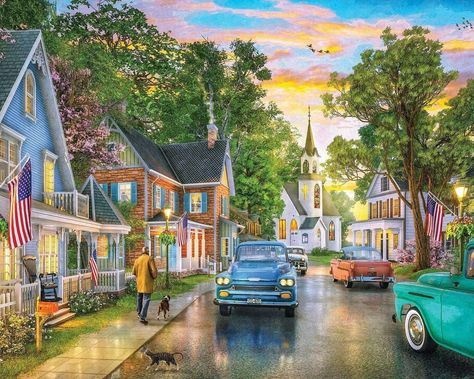 Home / Twitter Small Towns Usa, Cloud Canvas, New Puzzle, Diamond Paint, 1000 Piece Puzzle, Unique Puzzles, Puzzle Piece, 1000 Piece Jigsaw Puzzles, Colonial Style