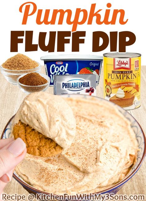 Pumpkin Spice Cream Cheese Dip, Pumpkin Spice Fluff Dip, Pumpkin Spice Fluff, Whipped Pumpkin Dip, Pumpkin Fluff Dip With Cream Cheese, Easy Pumpkin Dip With Cool Whip, Pumpkin Spice Dip Cool Whip, Pumpkin Dip With Cool Whip Cream Cheese, Pumpkin Spice Crafts