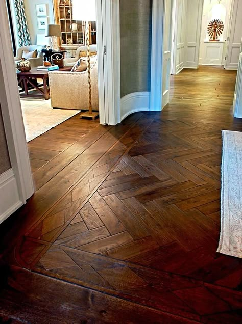 JOHN YAREMA — Gray skies Cabin Flooring, Dark Wood Flooring, Laundry Room Floor, Parquetry Floor, Wood Floor Pattern, Hardwood Flooring Ideas, Wood Floor Design, Laundry Room Flooring, Floor Pattern