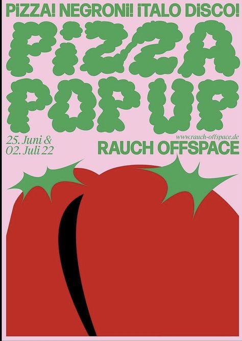 Popcorn Graphic Design, Pizza Graphic Design, Diner Branding, Food Festival Poster, Pizza Poster, Promo Flyer, Restaurant Poster, Pop Up Restaurant, Pizza Design