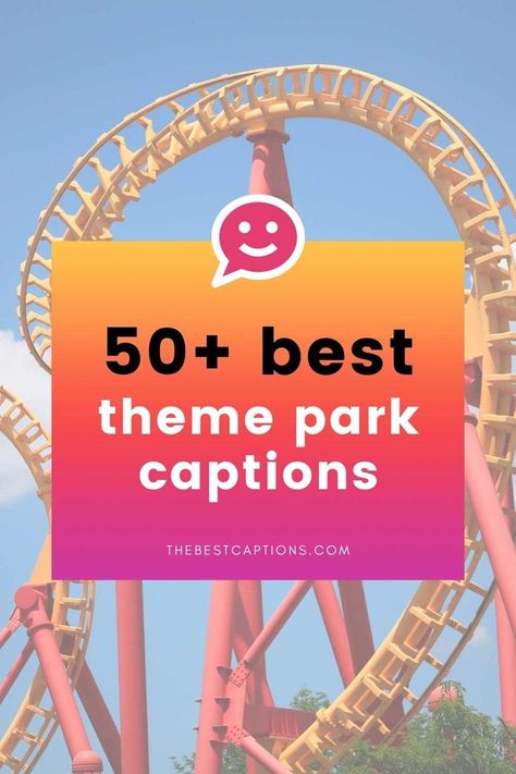 When #Disney is calling your name, you’ll need these clever, catchy, cute and funny theme park captions for Instagram! Park Quotes, Vacation Captions, Catchy Captions, Water Theme Park, Captions For Instagram Posts, One Word Instagram Captions, Hershey Park, Icon Parking, Selfie Quotes