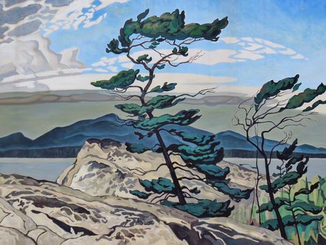 A. J. Casson, Canadian (1898-1992), White Pine, 1957, Group of Seven A J Casson, Tom Thomson, Art Gallery Of Ontario, Canadian Painters, Group Of Seven, Visual Culture, Canadian Art, White Pine, Spring Art