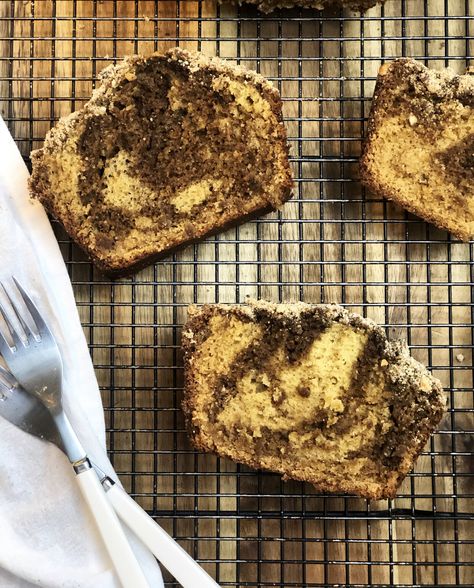 Espresso Loaf Cake, Marbled Loaf Cake, Espresso Marble Cake, Easy Cinnamon Swirl Loaf, Smitten Kitchen Olive Oil Chocolate Cake, Easy Cakes, Swirl Cake, Espresso Powder, Food System