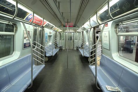 Inside Metro Train, Inside Train Aesthetic, Inside Of Train, Subway Interior, Inside A Train, Nyc Subway Train, Train Inside, Subway Car, Nyc Train