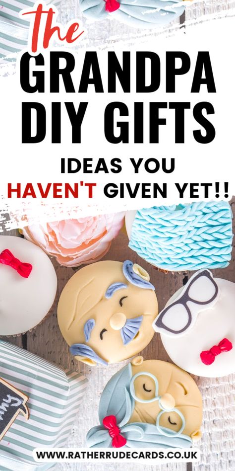 DIY creative grandpa gifts ideas for grandparents from kids Homemade Grandpa Birthday Gifts, Great Grandpa Birthday Gifts From Kids, Gifts From Grandchildren To Grandparents, Birthday Present For Grandpa Diy, Grandpa Gift Ideas Diy, Granddad Gifts From Kids, Things To Get Your Grandpa For His Birthday, Fathers Day For Grandpa From Kids, Diy Grandad Gifts