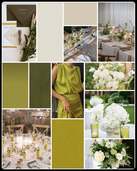 Chartreuse Wedding Decor, Chartreuse Bridesmaids Dresses, Tuscan Wedding Color Palette, Chartreuse Wedding Colors, Green And Purple Wedding Theme, Villa Rizzardi, Chartreuse Color Palette, Bahama Wedding, Chartreuse Wedding