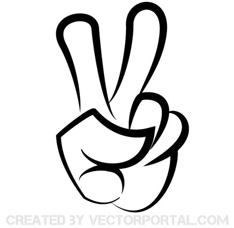 Victory Sign Vector Image Cool Signs To Draw, Victory Tattoo Symbols, No Risk No Reward Tattoo Stencil, Victory Illustration, Victory Symbol, Victory Sign, Street Art Graffiti Svg, Peace Sign Hand, Car Sticker Design