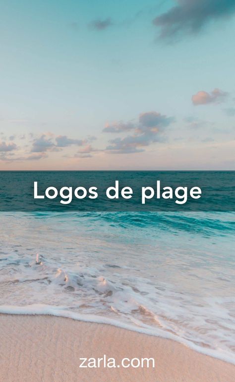 20 idées de logos cool et rafraîchissants inspirés de la plage pour votre entreprise.