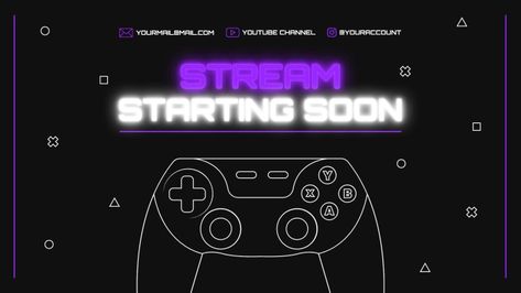 Stream Starting Soon Template, Streaming Starting Soon, Stream Starting Soon, Twitch Background, Background Template, Futuristic Design, Anything Is Possible, All About Eyes, Free Graphic Design