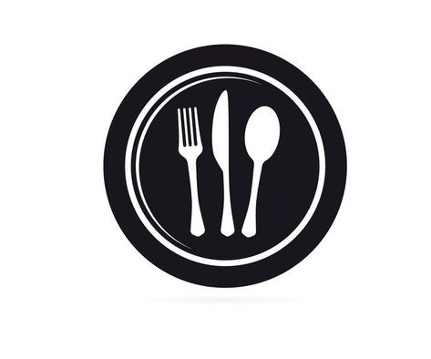 Restaurant Cutlery, Start A Restaurant, Eat Logo, Starting A Restaurant, Plate Logo, Chef Logo, Fork And Knife, Bistro Food, Minimalist Vibe