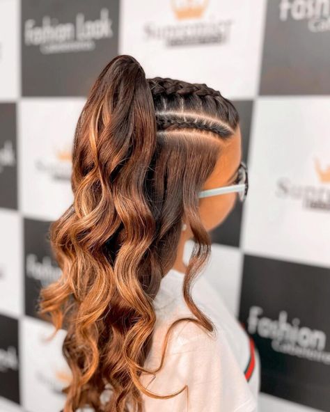 25 Stylish Back-to-School Hairstyles to Inspire You Picture Hairstyles For Kids, Middle School Picture Day Hairstyles, Gymnastic Hairstyles For Kids, Hairstyles For School Pictures, Kylie Hairstyles, Hairdos For Kids, Fun Hairstyles For Kids, 7th Grade Hairstyles, Fun Braided Hairstyles