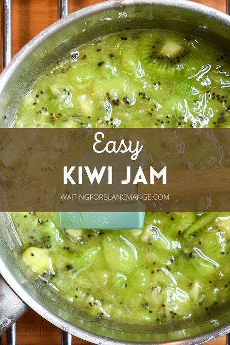 Kiwi Jelly Recipe, Kiwi Sauce Recipe, Kiwi Jam Recipe, Kiwi Recipes Dessert, Kiwi Jam, Fruit Jam Recipes, Kiwi Recipes, Recipe With Lemon, Baked Pork Chops Oven