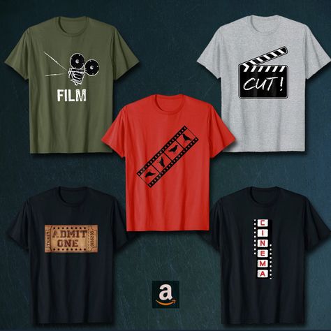 Check out my @Behance project: “Cinema Film Movies Cinephil Filmaker Director Shirts” by Scar Design. Cool #GraphicShirt  Available In many  colors and sizes: S- 3XL. Available for Men-Women and Youth.  #Shop at my #Amazon store Now! #tshirt #tees #shirts #teeshirt #tshirts #clothing #filmreel #apparel #cinema #filmstudent #cinematshirt #streetwear #streetstyle #style #womensfashion #movies #graphictee #graphicdesign #movienight #movies #movielover #film #love Filmmaking Ideas, Theatre Shirts, Scar Design, Unique T Shirt Design, Badass Style, Shirt Design Inspiration, Cinema Film, Design Cool, 7 Minutes