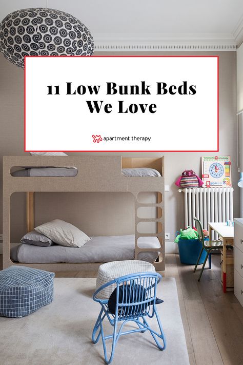 Max And Lily Low Bunk Bed, Bunk Bed Low, European Bunk Beds, Kids Low Bunk Beds, Ouef Bunk Bed, Styling Bunk Beds, Toddler Bunk Beds Small Rooms, Montessori Bunk Bed For Kids, Low Profile Bunk Beds