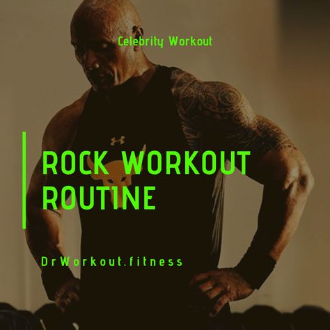 Rock Workout Routine The Rock Workout Plan, The Rock Workout Routine, Dr Workout, Workouts Weights, 5 Day Workout Plan, Dwayne Johnson Workout, Rock Workout, Split Workout Routine, Mass Workout