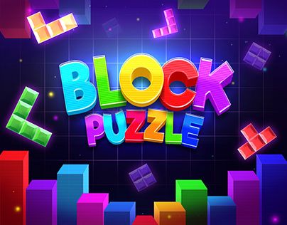 Block Puzzle Icon, Puzzle Illustration Design, Puzzle Game Ui, Banner Game, Block Puzzle Game, Puzzle Logo, Stack Game, Tetris Game, Cube Games