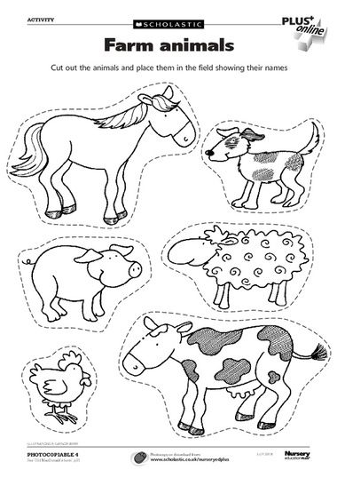 Farm Animal Printables | Farm Animal Cut Outs Farm Animals Pictures, Farm Animals Preschool, Farm Theme Preschool, Farm Coloring Pages, Farm Animal Crafts, Farm Unit, Farm Animals Theme, Farm Preschool, Animal Printables