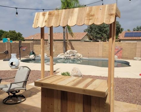 DIY Outdoor Bar Plans - Etsy Hot Chocolate Stand, Kids Lemonade Stands, Outdoor Fireplace Plans, Diy Lemonade Stand, Kids Lemonade, Snack Stand, Diy Outdoor Fireplace, Diy Construction, Beverage Bar