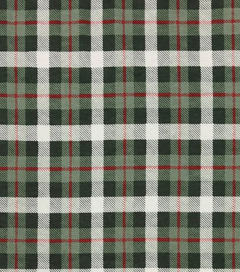 Christmas Plaid Pattern, Christmas Plaid, Christmas Flannel, Green Plaid, Joanns Fabric And Crafts, Flannel Fabric, Craft Stores, Plaid, Green