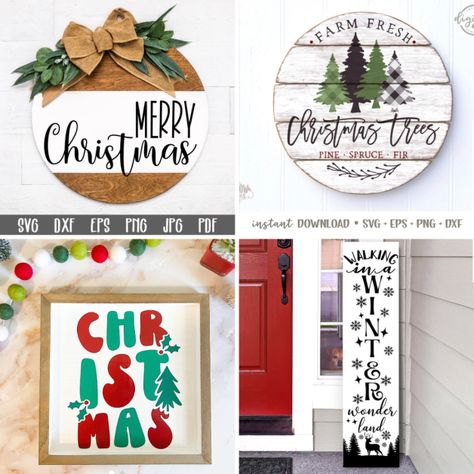 Christmas pallet signs