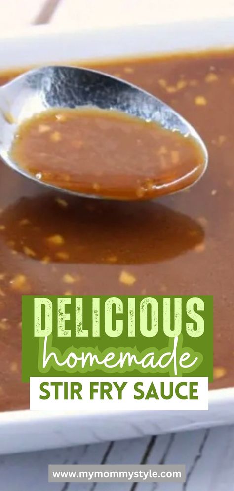 Stir Fry Sauce Recipes, Healthy Stir Fry Sauce, Homemade Stir Fry Sauce, Stir Fry Sauce Recipe, Asian Sauces, Homemade Stir Fry, Healthy Chicken Pasta, Asian Sauce, Fry Recipes