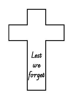 Remembrance Day Cross Clipart Images