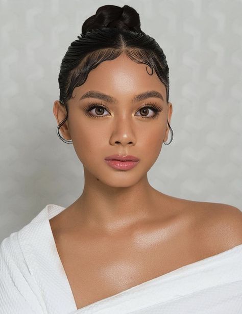 Filipina Makeup, Graduation Look Makeup, Filipino Makeup, Tan Skin Makeup, Ylona Garcia, Prom Makeup Look, Makeup Look Ideas, Wedding Guest Makeup, Light Makeup Looks