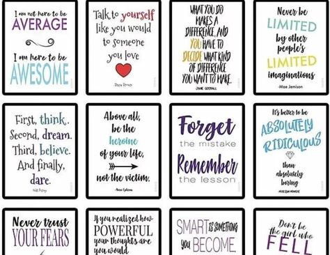 Inspirational Quotes Positive For Kids, Kids Positive Quotes, Inspiring Quotes For Kids, Bible Quotes For Teens, Encouragement Printables, Encouraging Bible Quotes, Quote Jar, Printable Motivational Quotes, Religious Quotes Inspirational