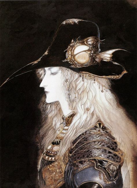 Yoshitaka Amano, Vampire Hunter D, Vampire Hunter, Dark Horse Comics, Freelance Artist, Ethereal Art, Japanese Artists, Dark Art, Japanese Art