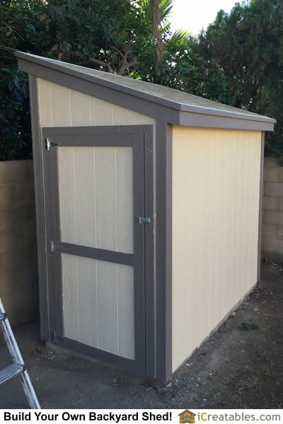 Lean To Shed Plans, Diy Storage Shed, Shed Construction, Lean To Shed, Modern Shed, Backyard Storage, Small Sheds, Diy Shed Plans, Storage Shed Plans