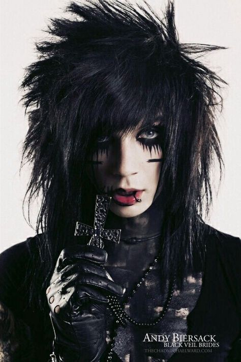 Vail Bride, Andy Biersak, Andy Sixx, Emo Men, Emo Aesthetic, Emo Wallpaper, Andy Black, Johnnie Guilbert, Andy Biersack