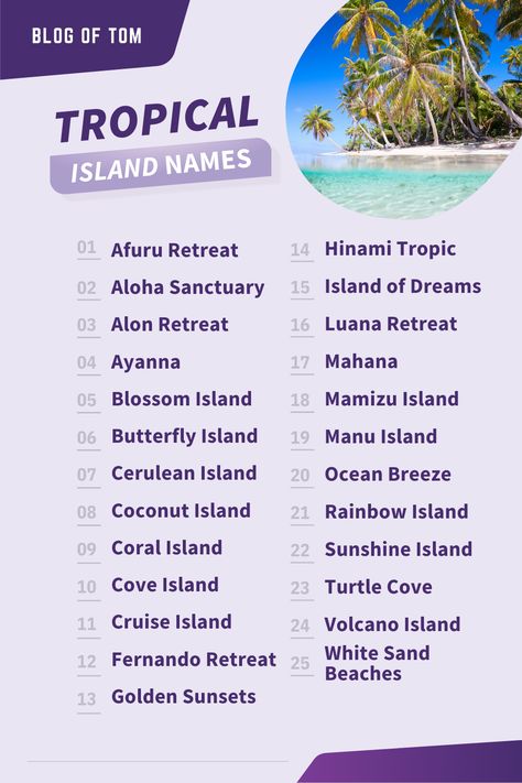 Beach Names Ideas, Island Names Ideas, Islander Names, Island Names Animal Crossing, Fantasy Island Names, Acnh Island Names Ideas, Animal Crossing Island Names Ideas, Fantasy Place Name Ideas, Island Name Ideas