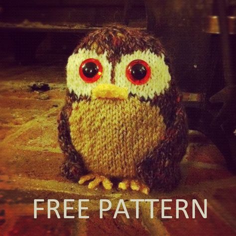 free knitting pattern owl