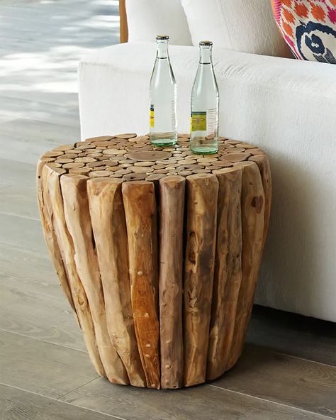 Rustic Log Furniture, Rustic Wood Furniture, Wood Branch, Rustic Chair, Teak Oil, Log Furniture, Tung Oil, Teak Furniture, Woodworking Ideas