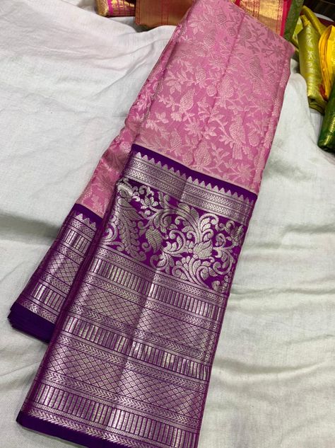 Pattu Sarees Combination, Wine Colour Pattu Saree, Pattu Half Saree Colour Combinations, Pattu Sarees Colour Combinations, Unique Saree Colour Combinations, Lavender Pattu Saree Contrast Blouse, Saree Blouse Colour Combination, Best Saree Colour Combination, Sarees Colour Combinations