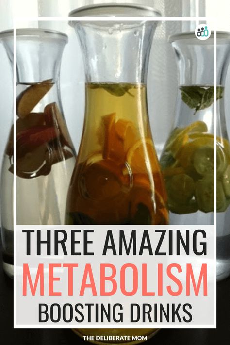 Do you have a slow metabolism? Check out these 3 metabolism boosting drink recipes. Great for a healthy lifestyle and weight loss. Plus they're delicious! #healthydrinks #healthrecipes Metabolism Boosting Foods Fat Burning, Apple Cinnamon Water, Fitness Drinks, Natural Metabolism Boosters, Boost Metabolism Drink, Boost Drink, Fat Burning Tea, Metabolism Boosting Foods, Metabolism Booster