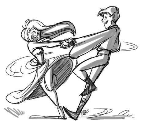 Untitled Dancing Drawing Reference, Couple Dancing Drawing, Dancing Animation, Dancing Sketch, Dance Drawings, Dancing Drawing, Dancing Poses, Couple Poses Drawing, Anime Scenes