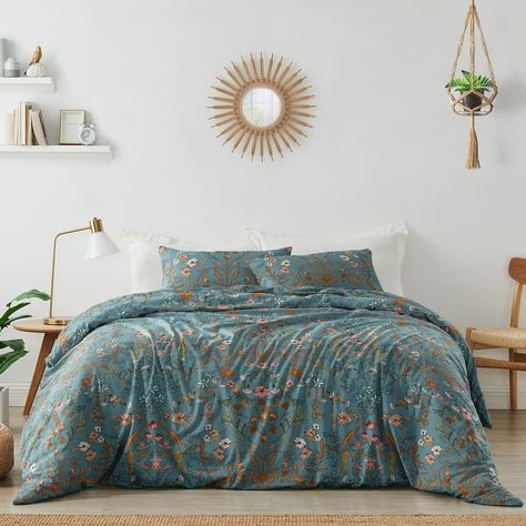 Sweet Jojo Designs Boho Wildflower Vintage Floral Girl King Duvet Cover Bedding Set Botanical Garden Flower Bohemian Farmhouse - Bed Bath & Beyond - 39091460 Luxury Duvet Sets, Red Duvet Cover, Dream Master, Unique Bedding Sets, Bohemian Farmhouse, Sweet Jojo Designs, Nursery Bedding Sets, Jojo Designs, Floral Duvet Cover