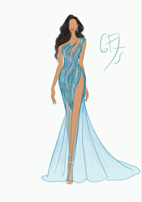 Prom Dress Design Sketch, Fashion Dresses Drawing Sketches, Illustration Fashion Design Sketches, Fashion Illustration Tutorial, Fashion Illustrations Techniques, Fashion Drawings, Prom Girl Dresses, Fashion Illustration Sketches Dresses, Classy Prom Dresses