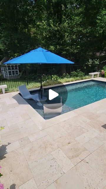 Luke Burbank/Artistic Pools Inc. on Instagram: "10'x20' rectangle pool with Ivory Travertine Coping and decking in Atlanta GA. #luxurypools #pools #swimmingpool #artisticpools #poolmanluke #gapoolbuilder #poolparty #poolparty" Swimming Pool Patio Ideas, Swimming Pool Backyard Ideas, Cocktail Pool, Ivory Travertine, Rectangle Pool, Small Swimming Pools, Construction Ideas, Luxury Pools, Backyard Pools