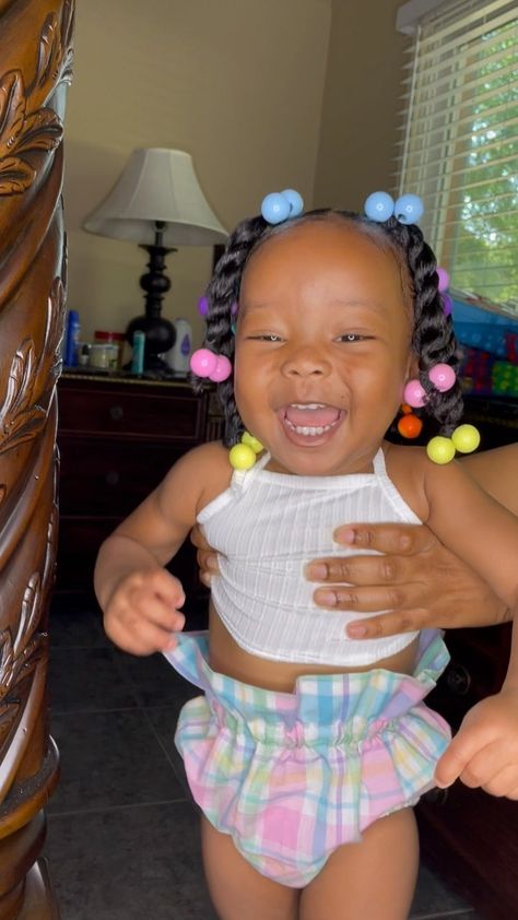 Delaney Dream Taylor, Cute Little Kid Outfits Girl Black, Pretty Little Black Girls Children, Then Vs Now, Moms Goals, Baby Smiles, Brown Babies, Hair Blog, Cute Baby Videos