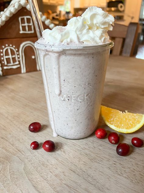 Holiday Cranberry Orange Smoothie