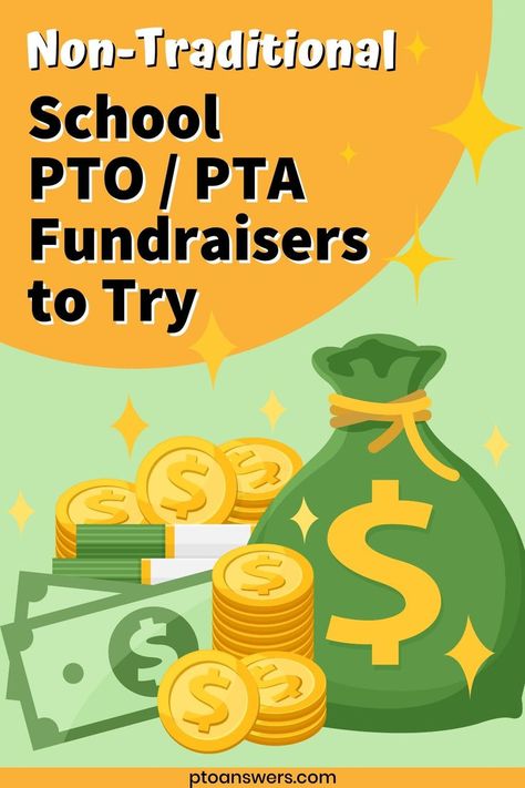 Looking for PTO PTA School Fundraiser Ideas? Check out this round up of non-traditional, aka out of the box money generators that will help you raise the money you need to fully fund your school parent group's budget for the year. Student Council Fundraising Ideas, School Fundraiser Ideas, Group Fundraising Ideas, Fundraiser Ideas School, Pta Events, Pta Fundraising, School Pto, Pta School, Fundraiser Ideas