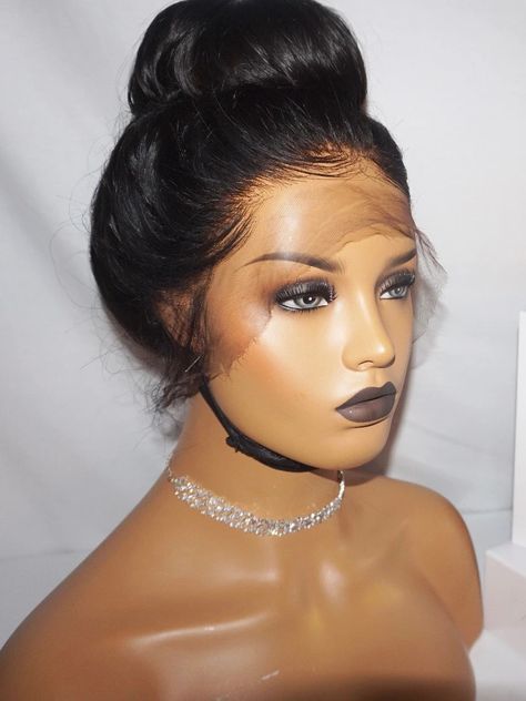 Affordable Alternative to Full Lace Wigs High buns high ponytails available High Bun With Hair Piece, High Bun With Front Pieces Out, Ponytail Wigs Black Women, Short Lace Wig, 360 Lace Frontal Wig Messy Bun, Perfect French Braid, Glueless Wigs Black Women, Updo Wigs, Drag Ponytail Wig